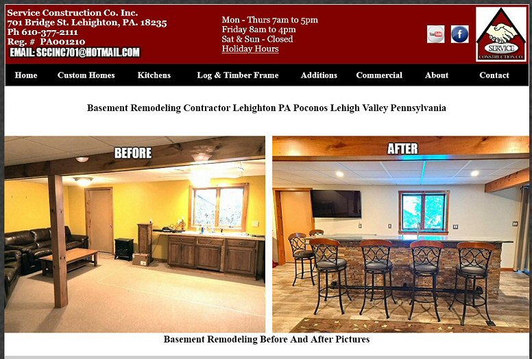 Building Contractor Lehighton PA Service Construction Co Inc